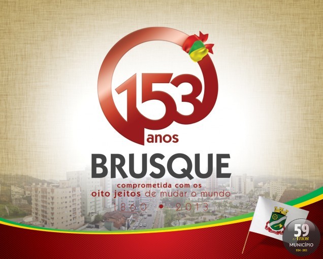 Logomarca oficial ressalta a modernidade de Brusque