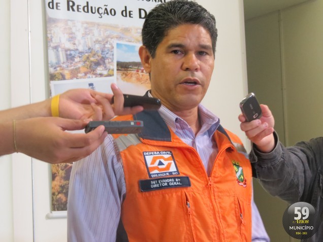 Diretor Geral da Defesa Civil divulgou tendência de queda nos índices de precipitação das chuvas