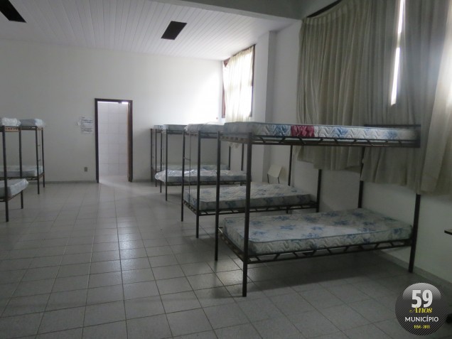 Cada alojamento comporta 16 pessoas