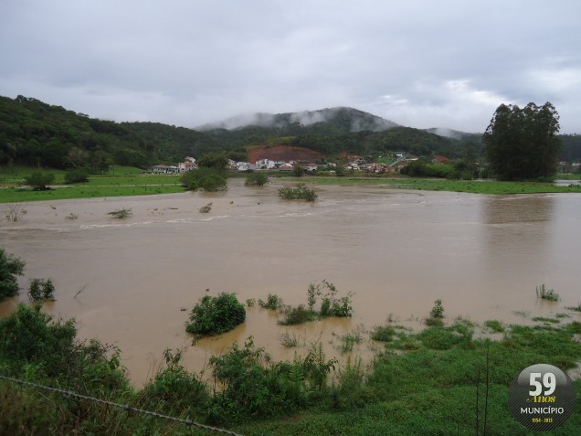 Nova Trento não teve inundações de grande porte
