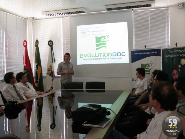 Marlon Bertolini apresentou o projeto de sua empresa