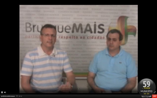 Prefeito Paulo Eccel e Fabiano Amorim respondem dúvidas dos internautas
