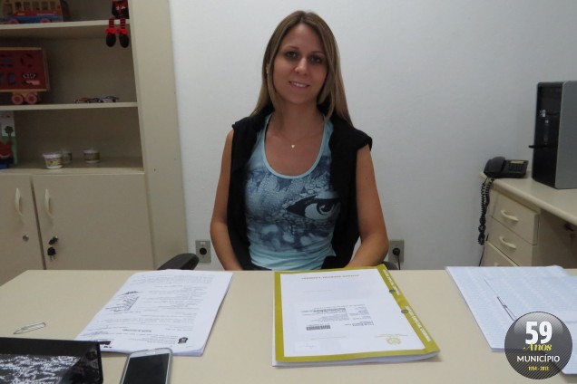 Larissa Tartas Canali tem 29 anos e veio de transferência de Canoinhas, no Planalto Norte catarinense