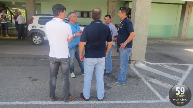 Representantes da Secretaria de Trânsito e Mobilidade conversaram com o presidente do Sindicato dos Taxistas de Brusque, Modesto Luiz Bertoldi