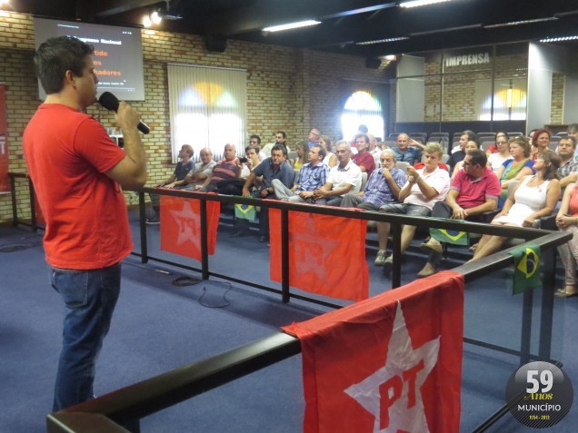 Encontro reuniu militantes e lideranças da sigla em Brusque e região