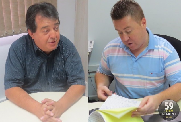 O secretário de Desenvolvimento Econômico, Célio Francisco de Camargo (a esquerda) e o diretor do Procon, Fábio Roberto de Souza (a direita) foram exonerados