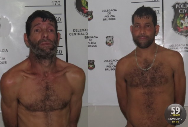 Daniel e Nilson foram presos em sua casa, no bairro Poço Fundo