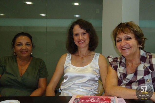 Marli Leandro e Inez Terezinha Guarnieri acompanharam Luci