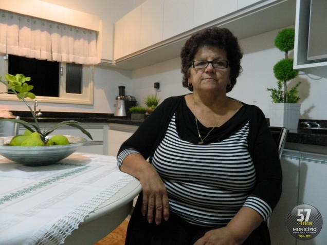 Depois de anos de costura, Lea realizou o sonho da reforma -