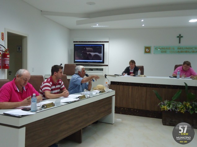 A proxíma sesão da Câmara de Guabiruba acontece na terça-feira, 15 de maio