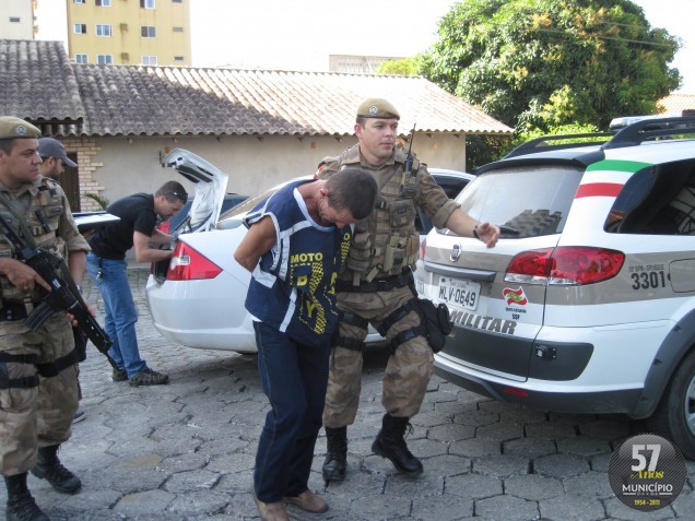 Orlando Luiz Buchele, preso em Itajaí, é apontado como o fornecedor das drogas