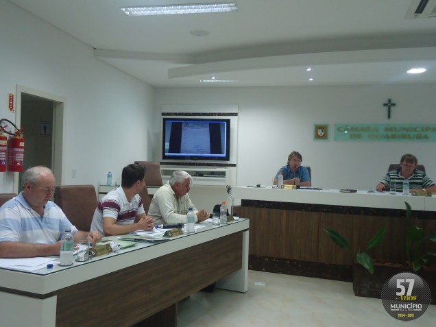 A próxima sessão da Câmara de Guabiruba acontece terça-feira,  29 de maio, às 19 horas